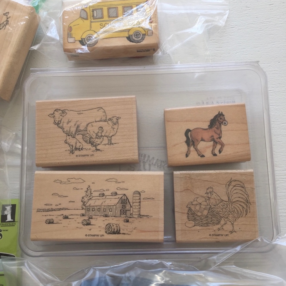 Assortment of Crafting Stamps - STAMPIN’ UP! - RUBBER STAMPEDE & More - Picture 8 of 16